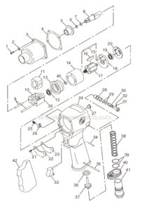 Part Location Diagram of CA119716 Chicago Pneumatic O-ring